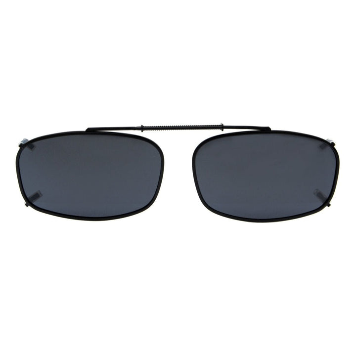 Metal Frame Polarized Lens Clip on Sunglasses C62 (52MMx32MM)