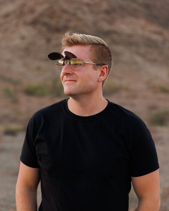 Aviator Clip-On FLT18 | Pilot Sunglasses