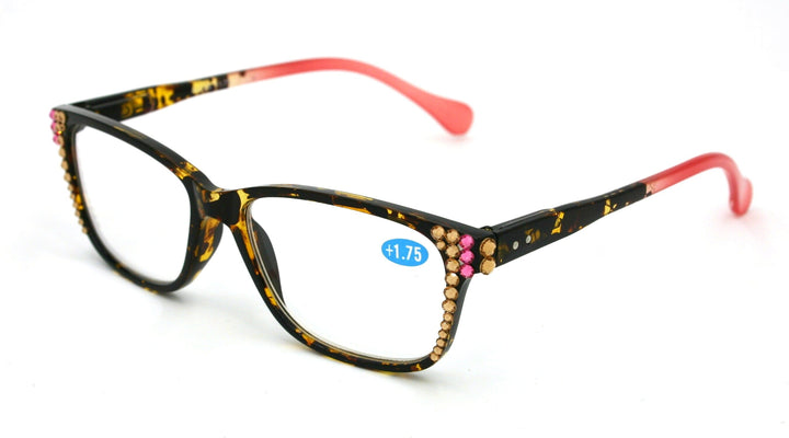 Milan Bling Reading Glasses with Genuine European Crystals