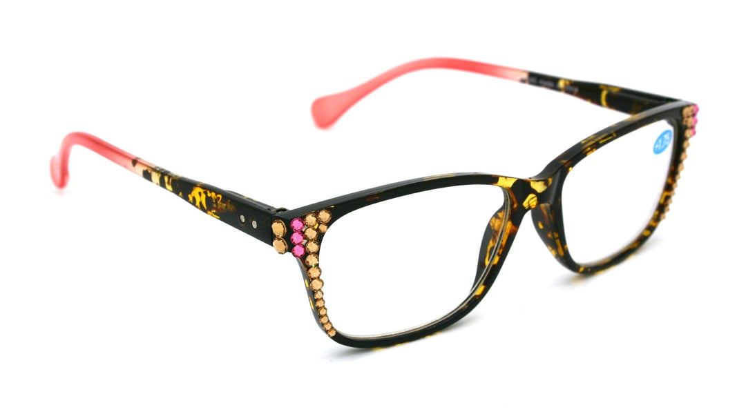 Milan Bling Reading Glasses with Genuine European Crystals