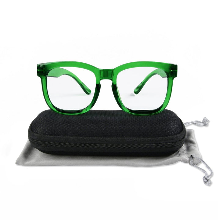 Gafas de lectura sin tornillos y sin metal con diferente resistencia PR033-1 (debe comprar ambos ojos)