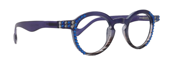 Orlando Bling Reading Glasses with Capri Diamond European Crystals