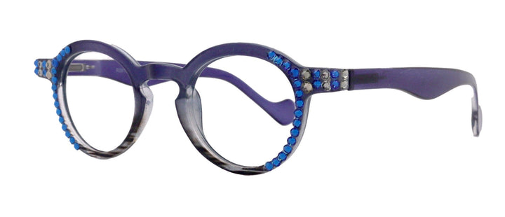 Orlando Bling Reading Glasses with Capri Diamond European Crystals