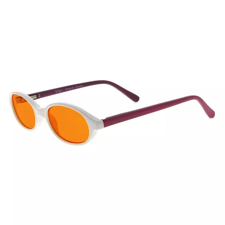 Oval Blue Light Blocking Eyeglasses for Kids DSK01