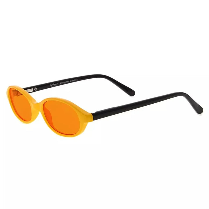Stylish Oval Blue Light Blocking Eyeglasses for Kids DSK01