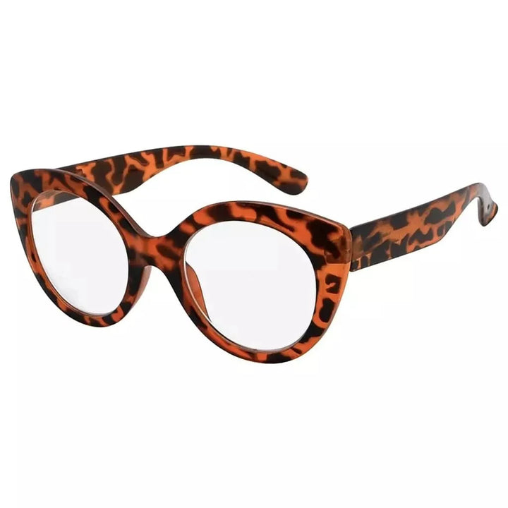 Oval Cat-eye Glasses for Women Chic Eyeglasses R2012