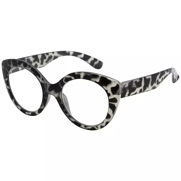 Oval Cat-eye Glasses for Women Chic Eyeglasses R2012