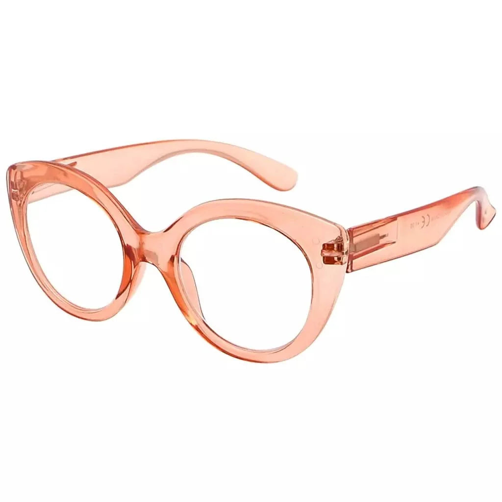 Oval Cat-eye Glasses for Women Chic Eyeglasses R2012
