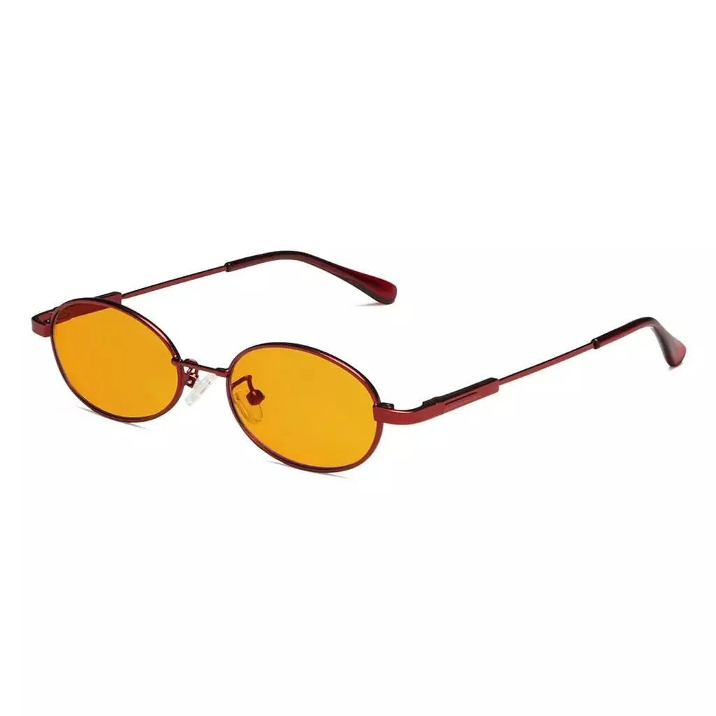 Oval Metal Frame Blue Light Blocking Eyeglasses Kids DSK1803