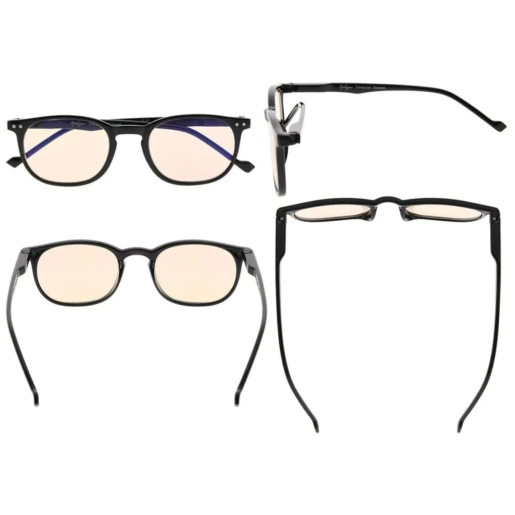 Oval Round Blue Light Blocking Reading Glasses CG065