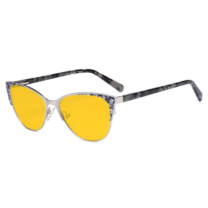Cat-eye Blue Light Blocking Eyeglasses LX19044-BB90