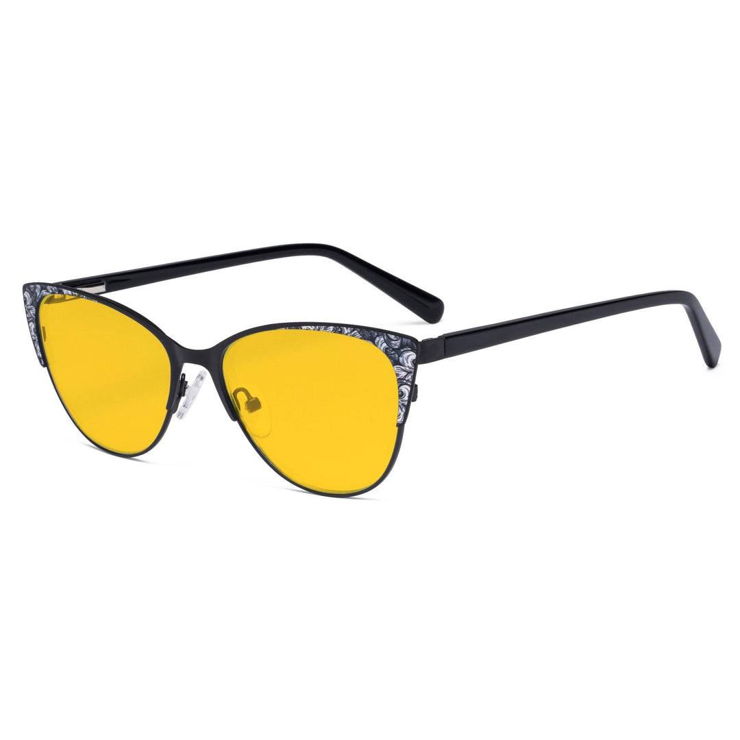 Cat-eye Blue Light Blocking Eyeglasses LX19044-BB90