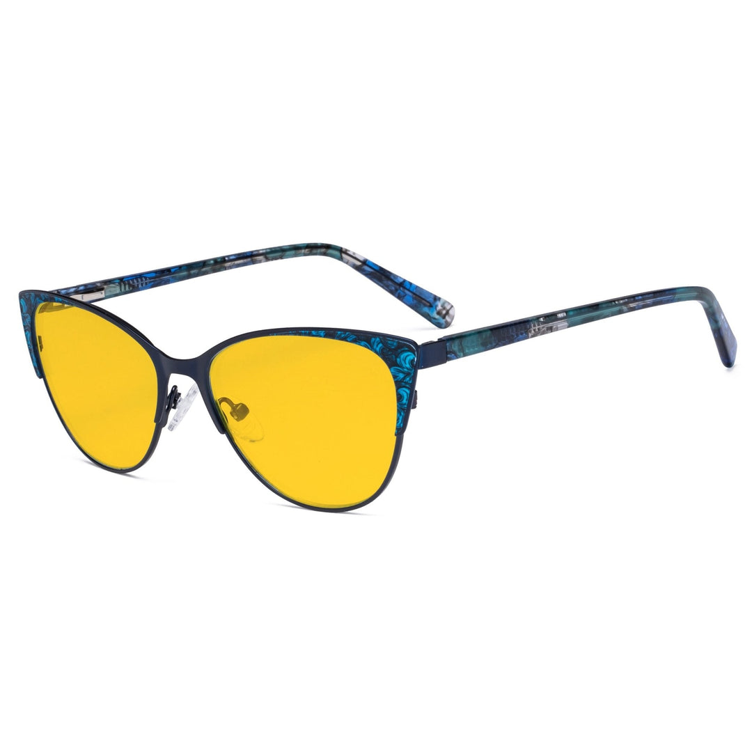 Cat-eye Blue Light Blocking Eyeglasses LX19044-BB90