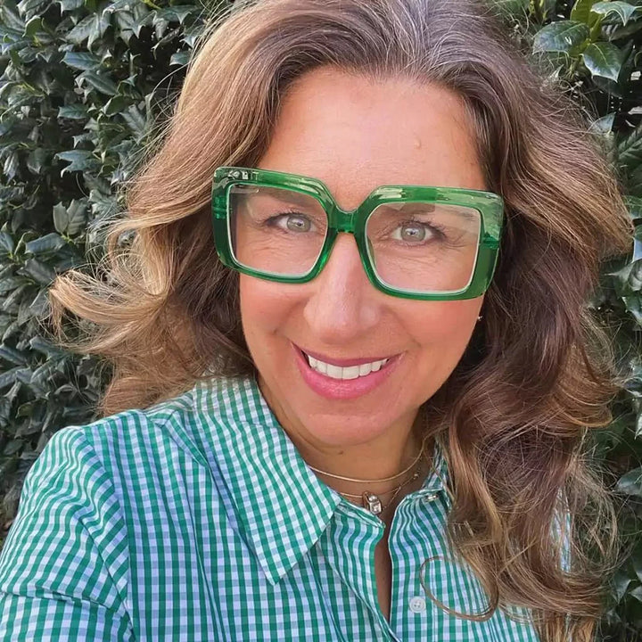 Oversized 30% Blue Light Blocking Metalless Screwless Glasses