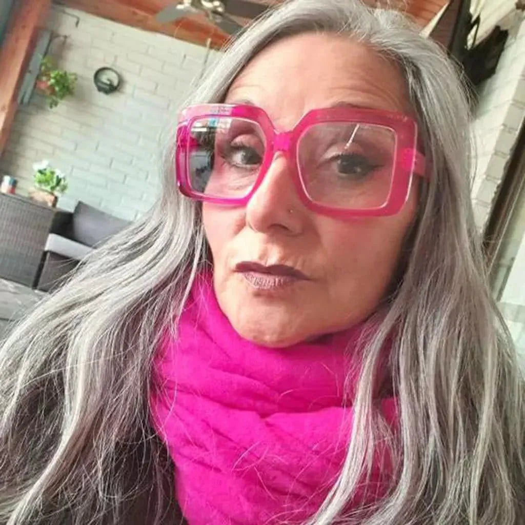 Oversized 30% Blue Light Blocking Metalless Screwless Glasses