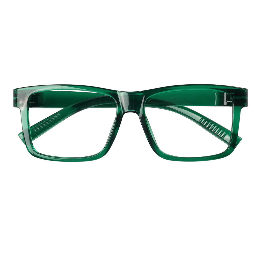 Oversized 30% Blue Light Blocking Metalless Eyeglasses