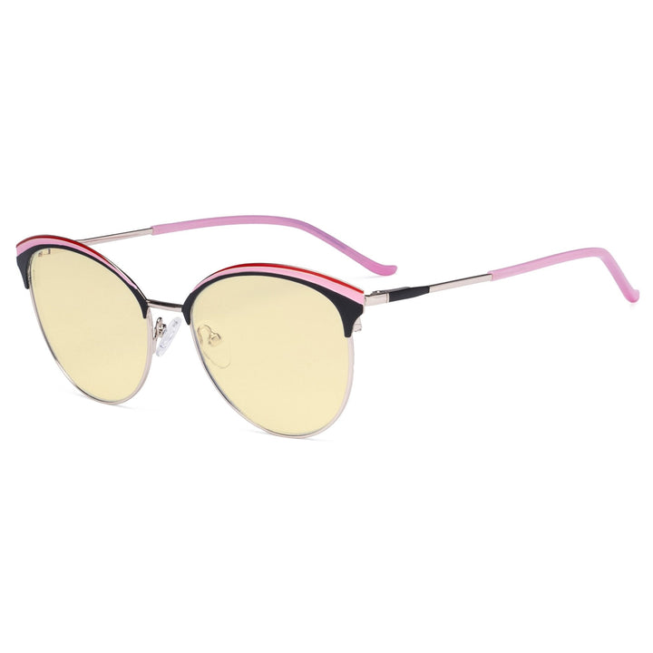 Oval Blue Light Blocking Eyeglasses LX19030-BB60