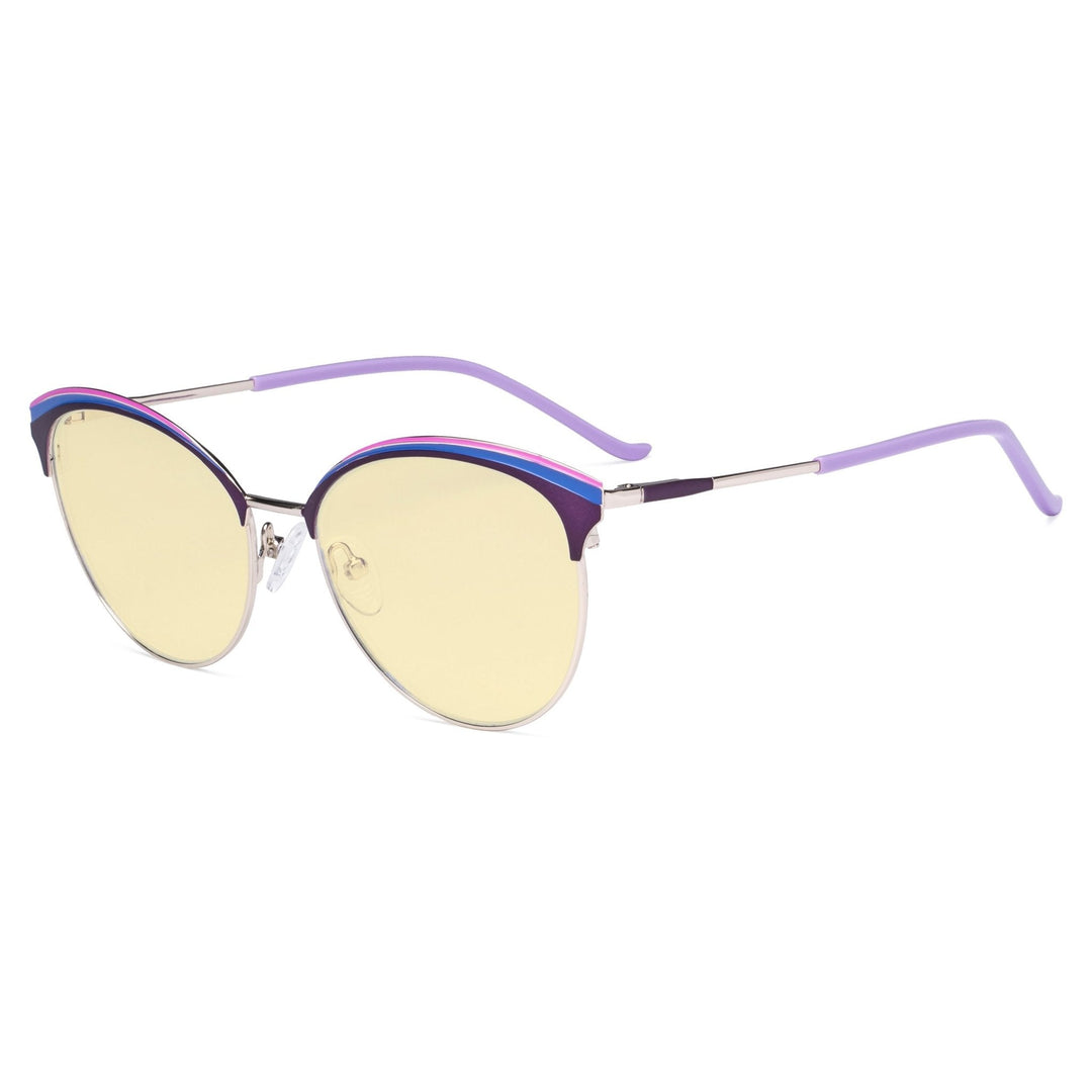 Oval Blue Light Blocking Eyeglasses LX19030-BB60