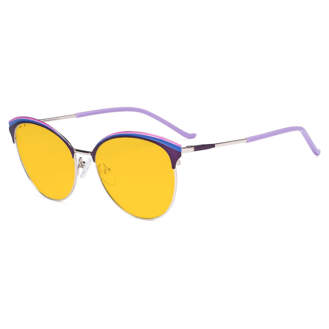 Oval Blue Light Blocking Eyeglasses LX19030-BB90