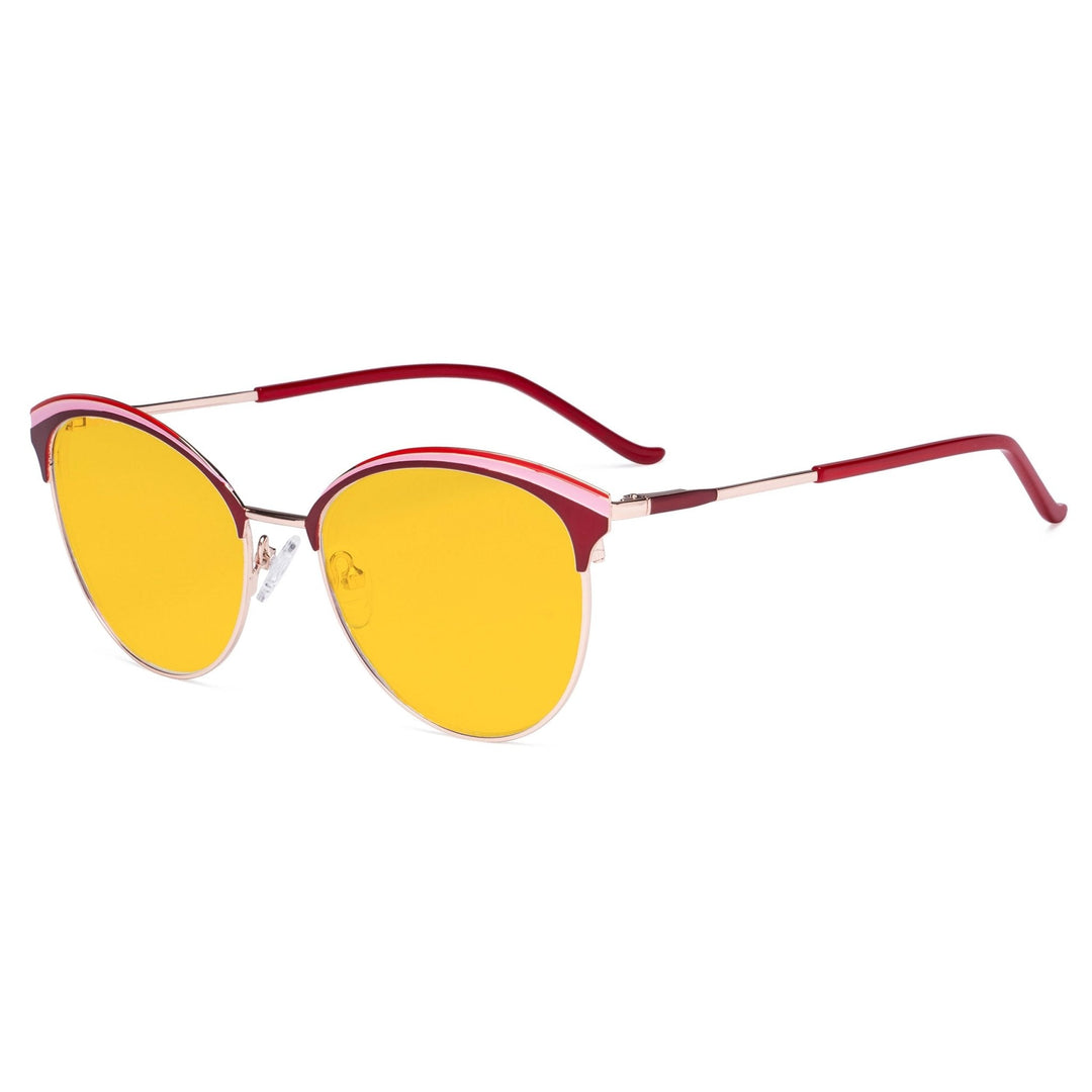 Oval Blue Light Blocking Eyeglasses LX19030-BB90