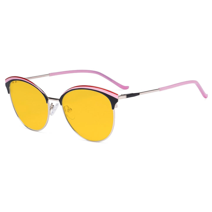 Oval Blue Light Blocking Eyeglasses LX19030-BB90