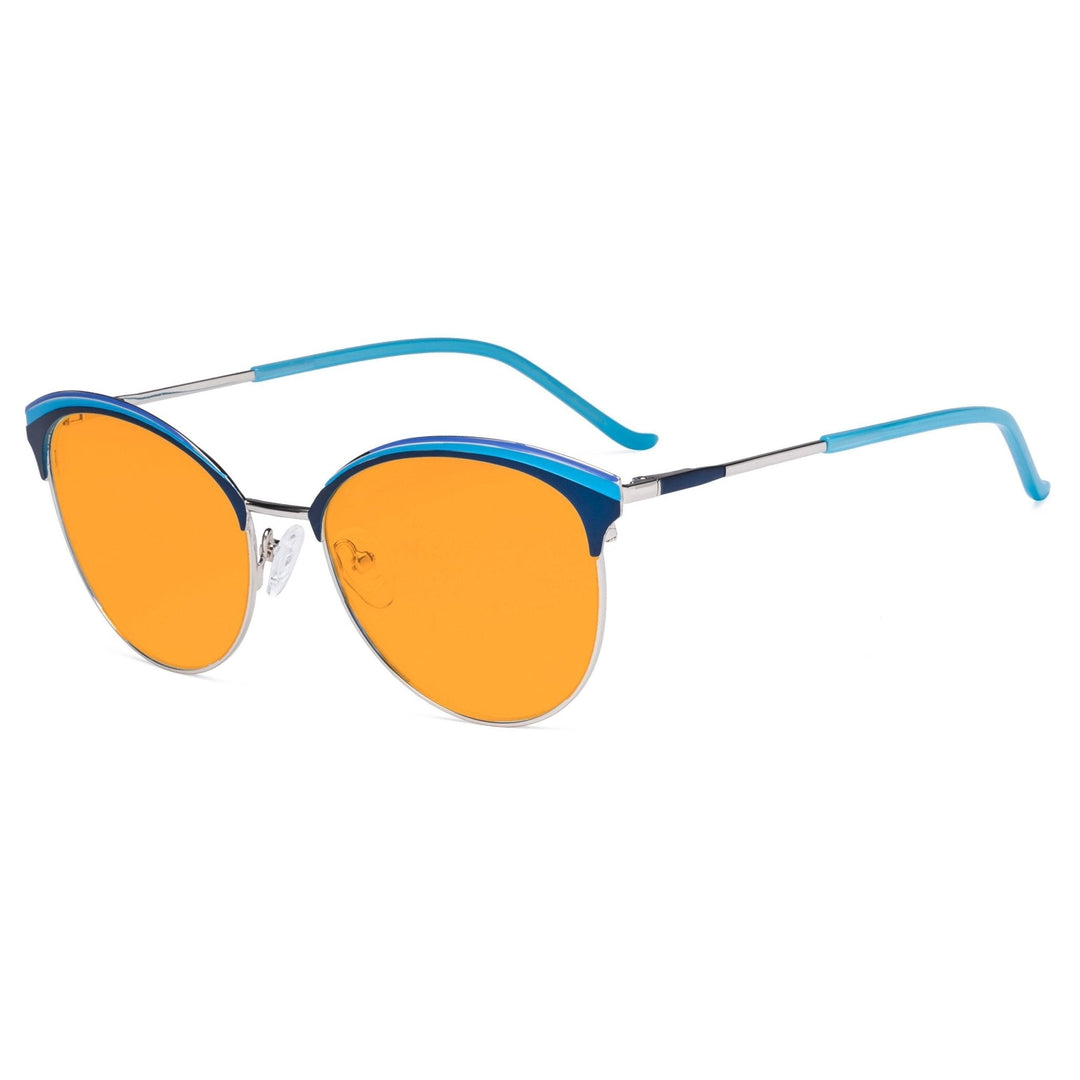 Oval Blue Light Blocking Eyeglasses LX19030-BB98