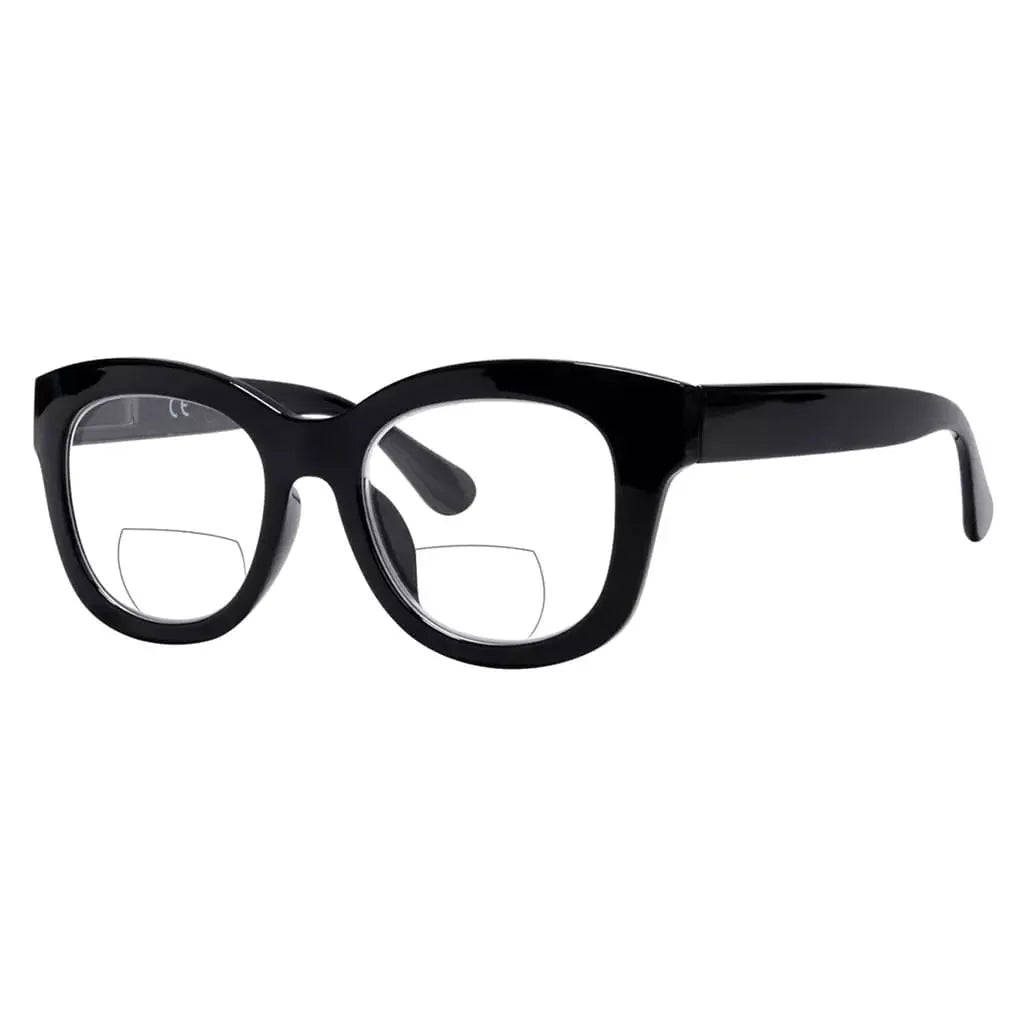 Oversized Square Trendy Bifocal Reading Glasses BR1555
