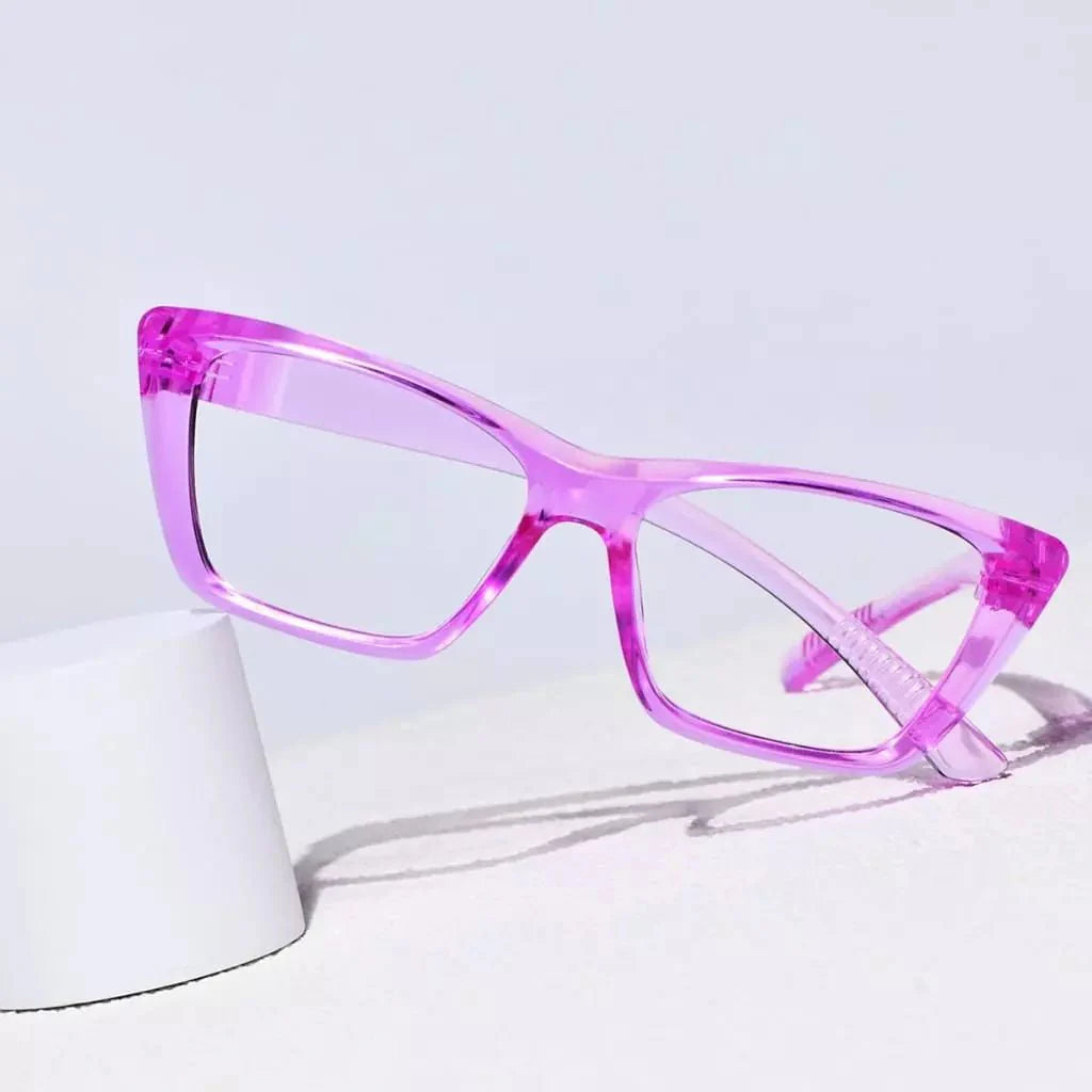 Cat Eye 30% Blue Light Blocking Metalless Screwless Glasses