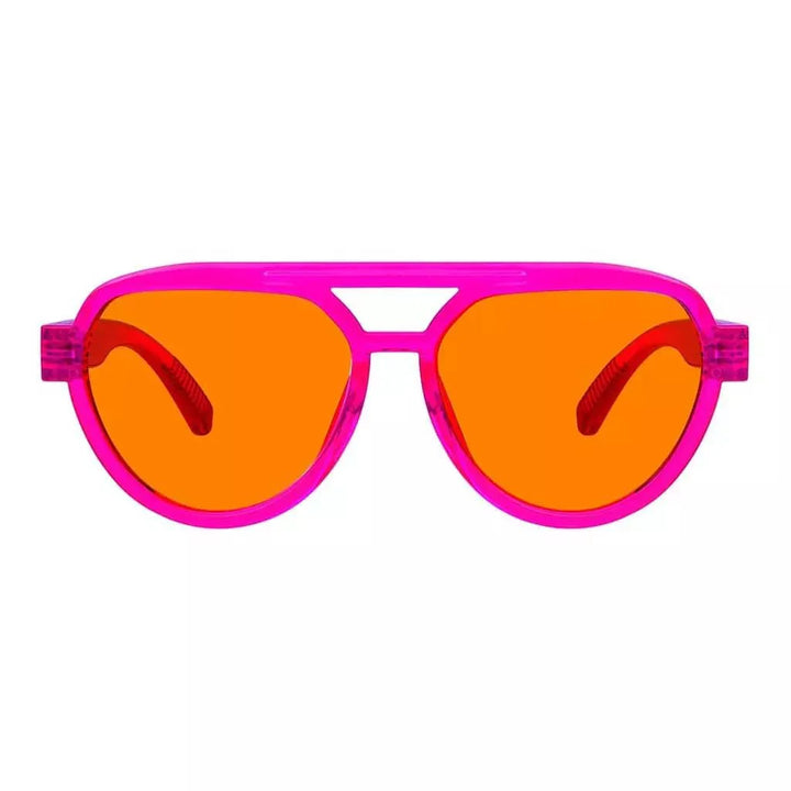 Pilot 100% Blue Blocking Glasses Orange Lens Metalless Screwless R2312-B98