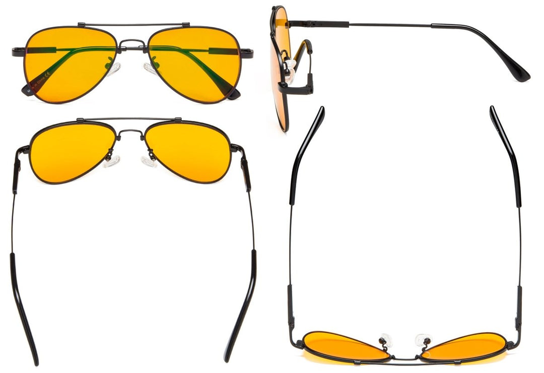 Pilot Style Blue Light Blocking Eyeglasses Kids DSK1805