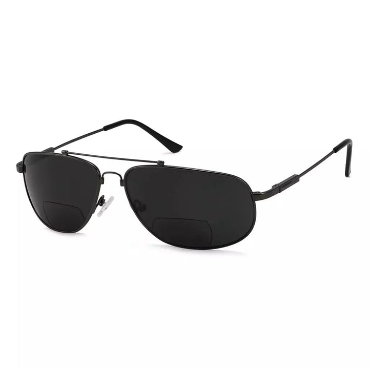 Pilot Style Metal Polarized Bifocal Sunglasses PGSG1803