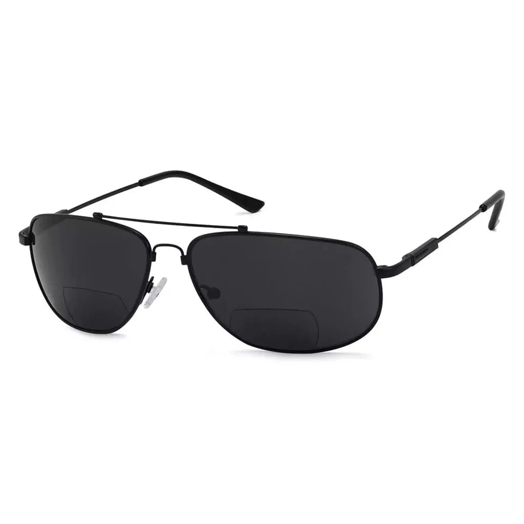 Pilot Style Metal Polarized Bifocal Sunglasses PGSG1803