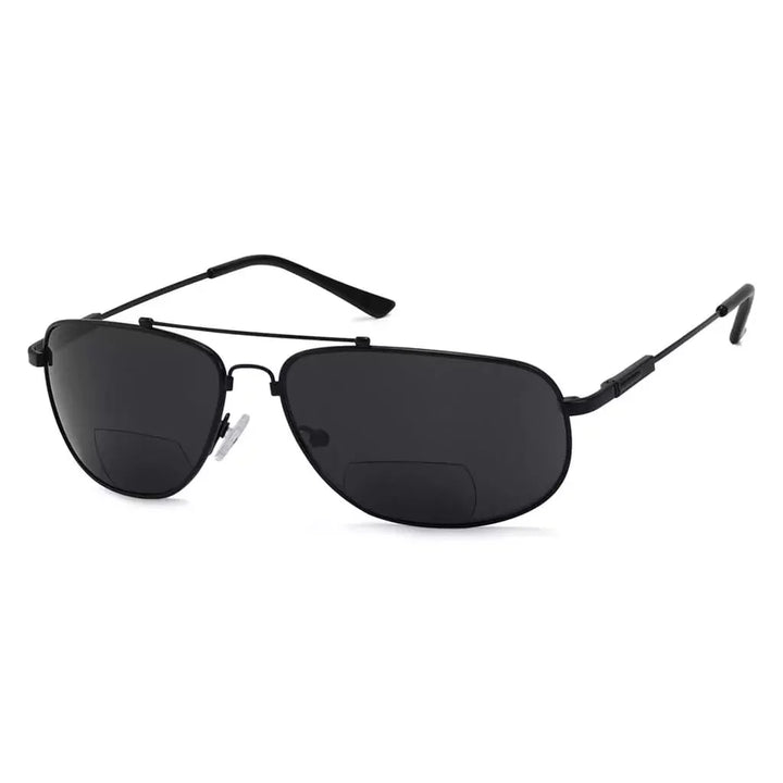 Pilot Style Metal Polarized Bifocal Sunglasses PGSG1803