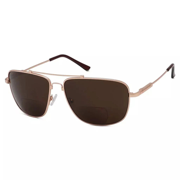Pilot Style Polarized Bifocal Sunglasses Readers PGSG1801