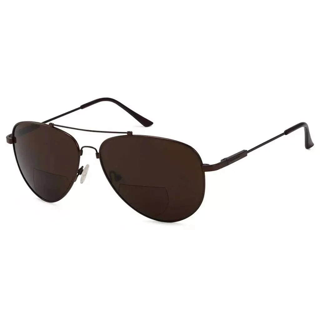 Polarized Bifocal Sunglasses Pilot Style Readers PGSG1804