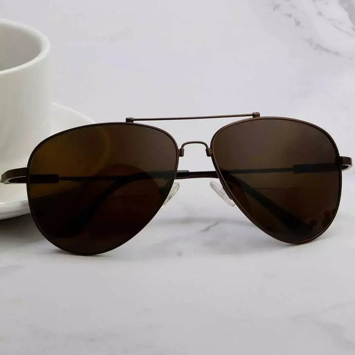 Polarized Bifocal Sunglasses Pilot Style Readers PGSG1804