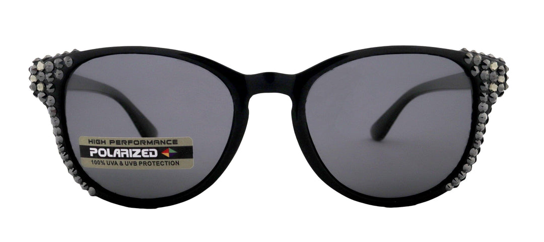 Polarized Premium Fashion  sunglasses with Genuine European Crystals