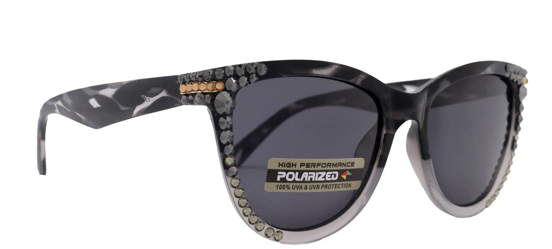 Polarized Premium Sunglasses with Genuine European Crystals