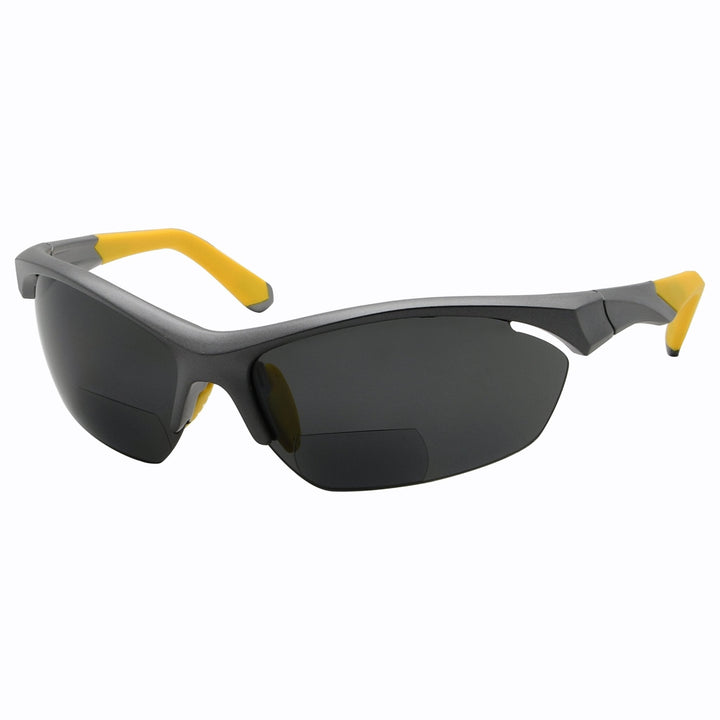 Half Rim Sport Bifocal Polarized Reading Sunglasses