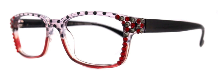 Women's Reading Glasses with Genuine European Crystals
