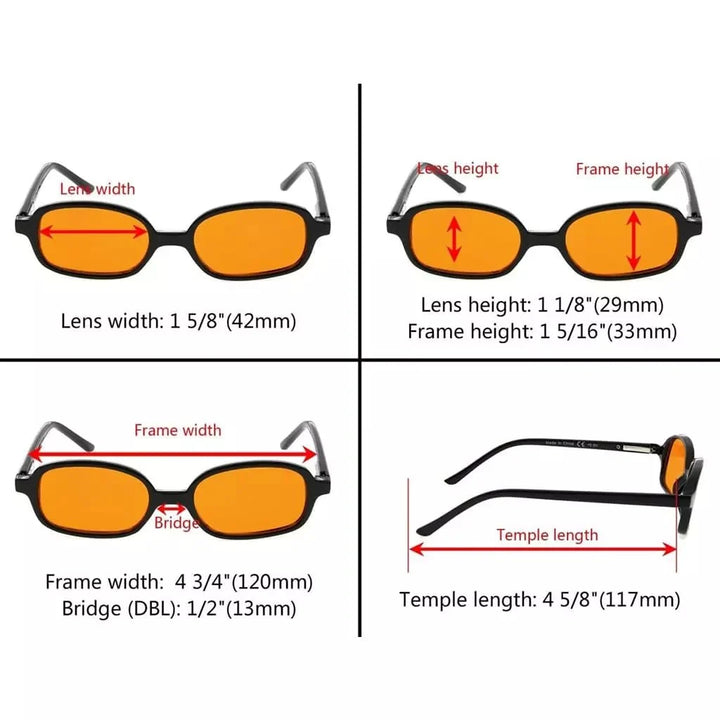 Rectangle Blue Light Blocking Eyeglasses for Kids DSK03