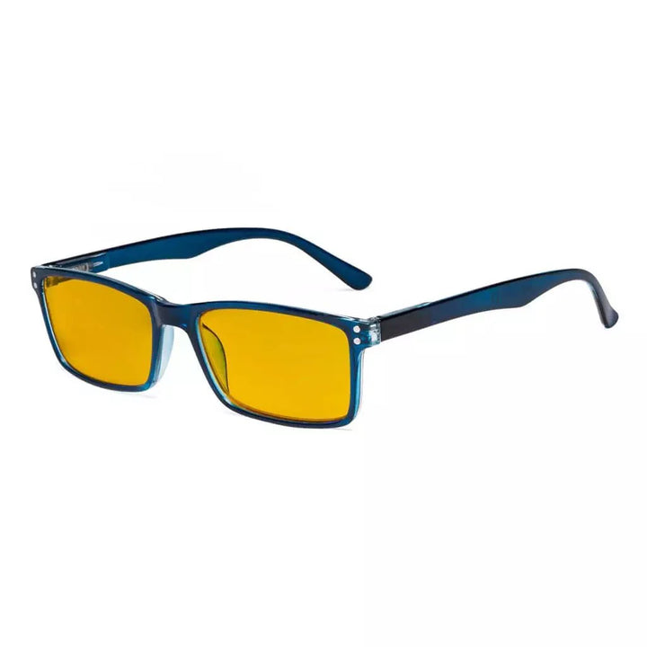 Rectangle Blue Light Blocking Reading Glasses Classic Readers HP802