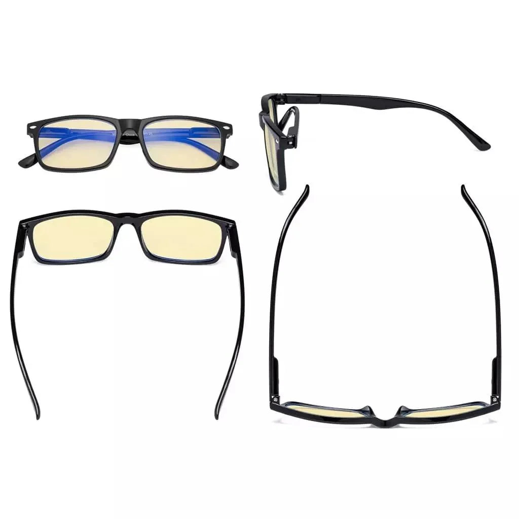 Rectangle Blue Light Blocking Reading Glasses TMCG899-6