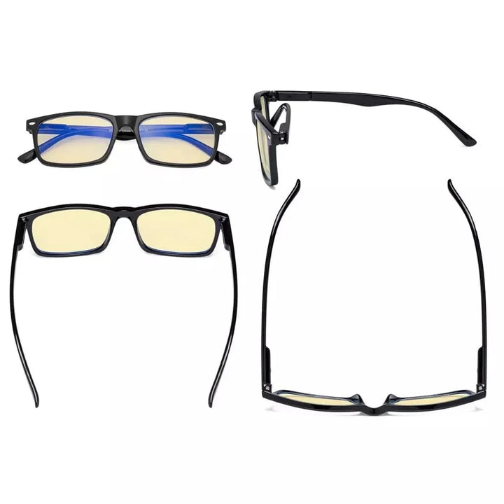 Rectangle Blue Light Blocking Reading Glasses TMCG899-6