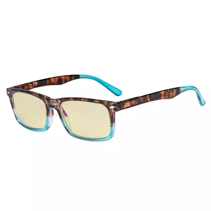 Rectangle Blue Light Blocking Reading Glasses TMCG899-6