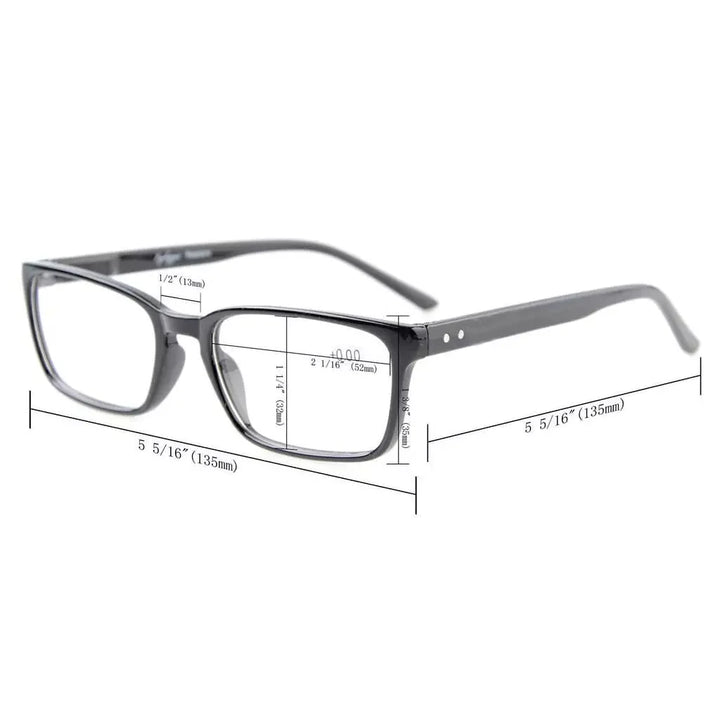 Rectangle Blue Light Filter Reading Glasses 1-CG898