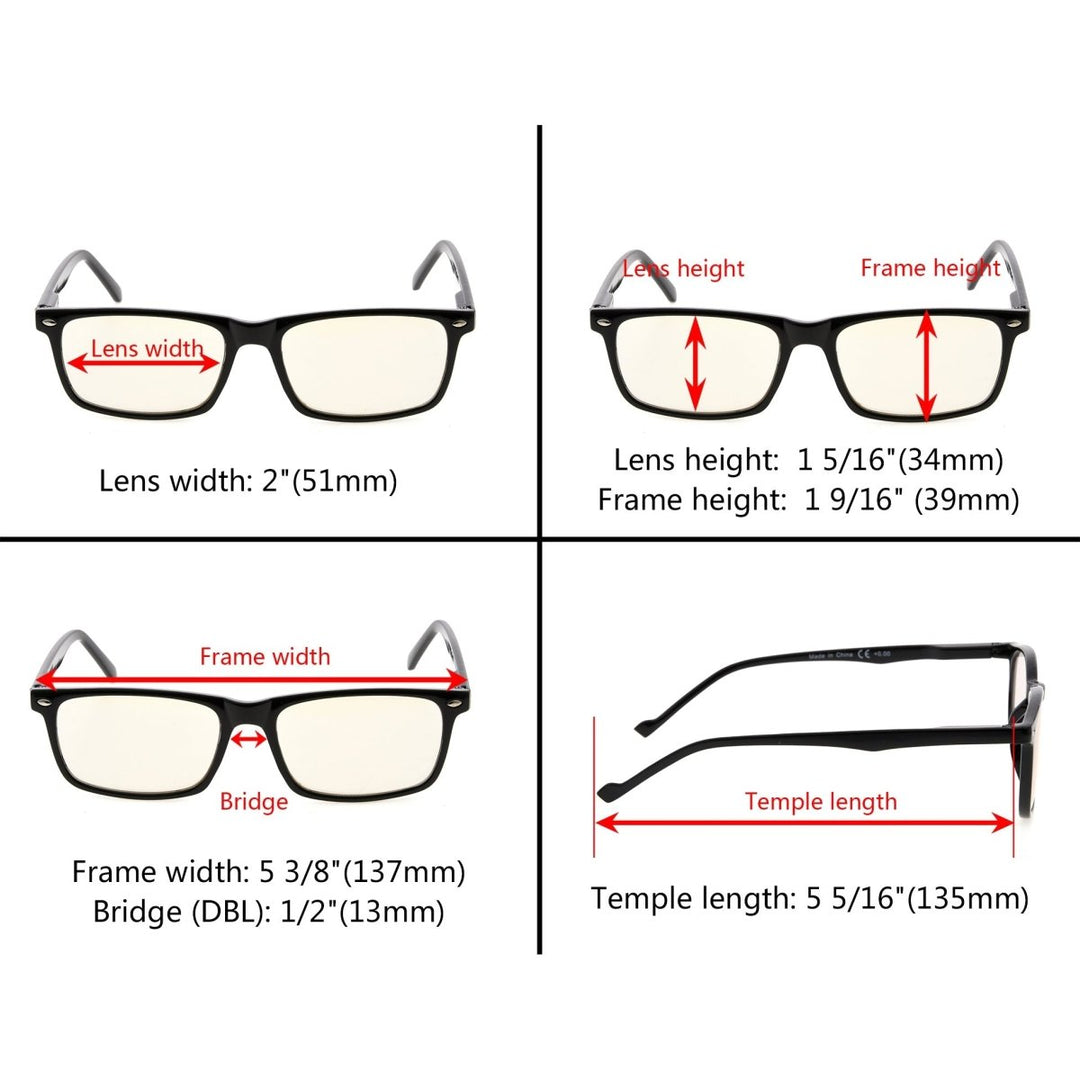 Rectangle Computer Reading Glasses CG899