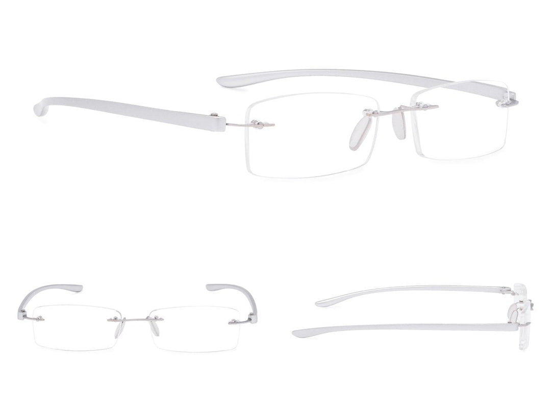 Rimless Rectangle Reading Glasses R14001