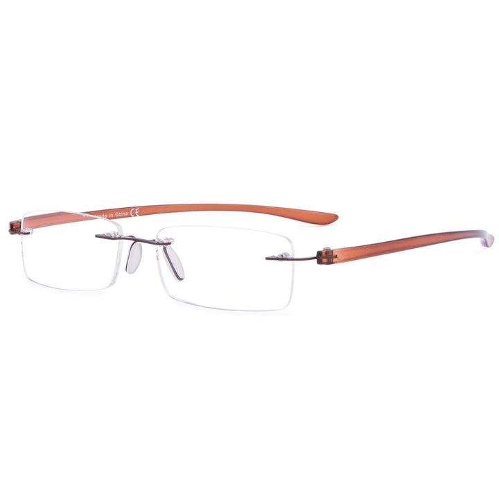 Rimless Rectangle Reading Glasses R14001