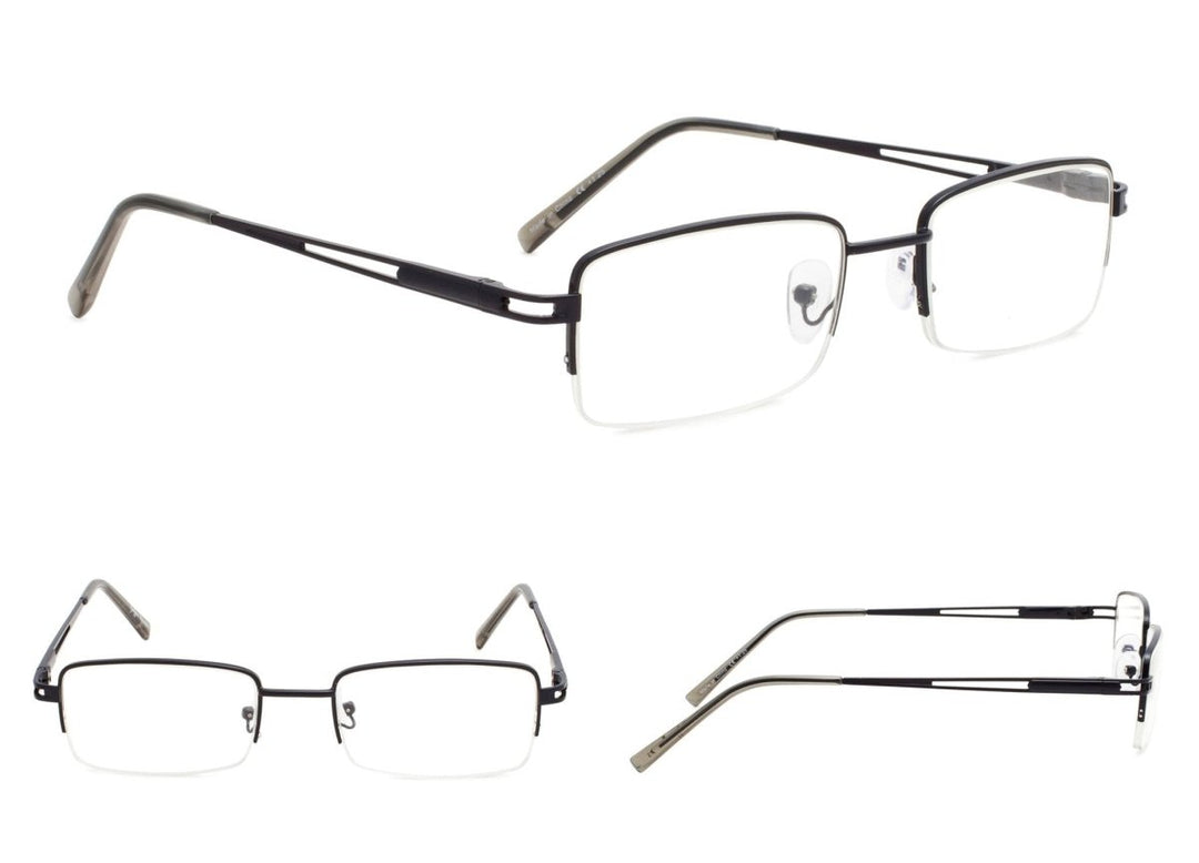 Rectangle Semi Rim Reading Glasses R15014